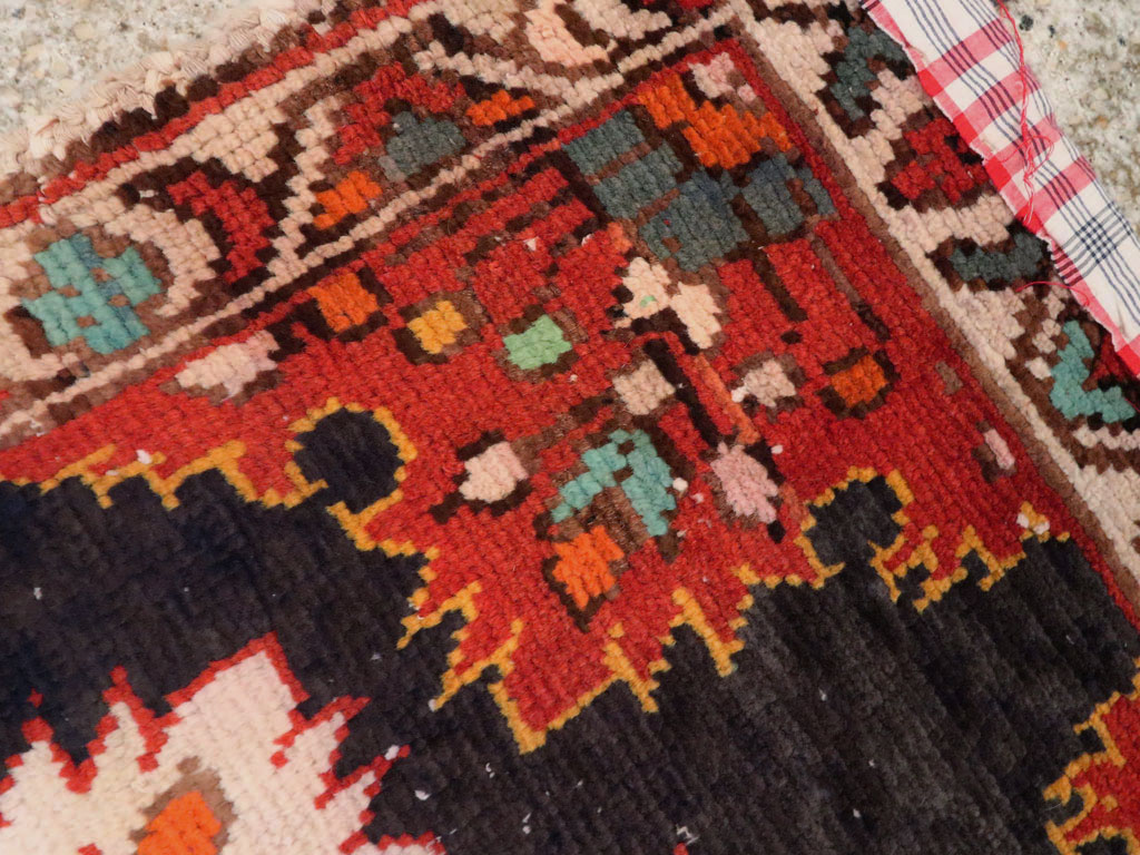 Vintage Persian Hamadan Rug, No.25927 - Galerie Shabab