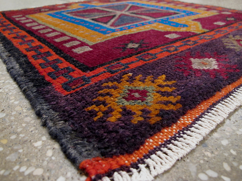 Vintage Persian Hamadan Rug, No.25931 - Galerie Shabab