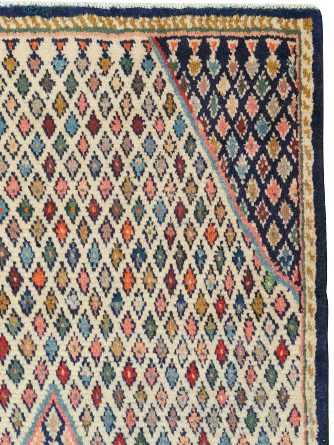Vintage Persian Hamadan Rug, No.25932 - Galerie Shabab