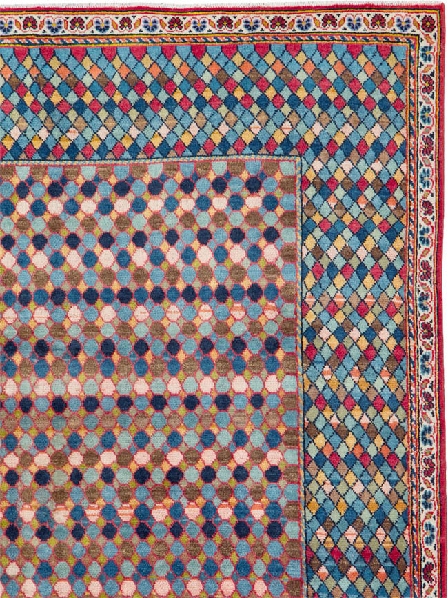 Vintage Persian Kashan Rug, No.25933 - Galerie Shabab