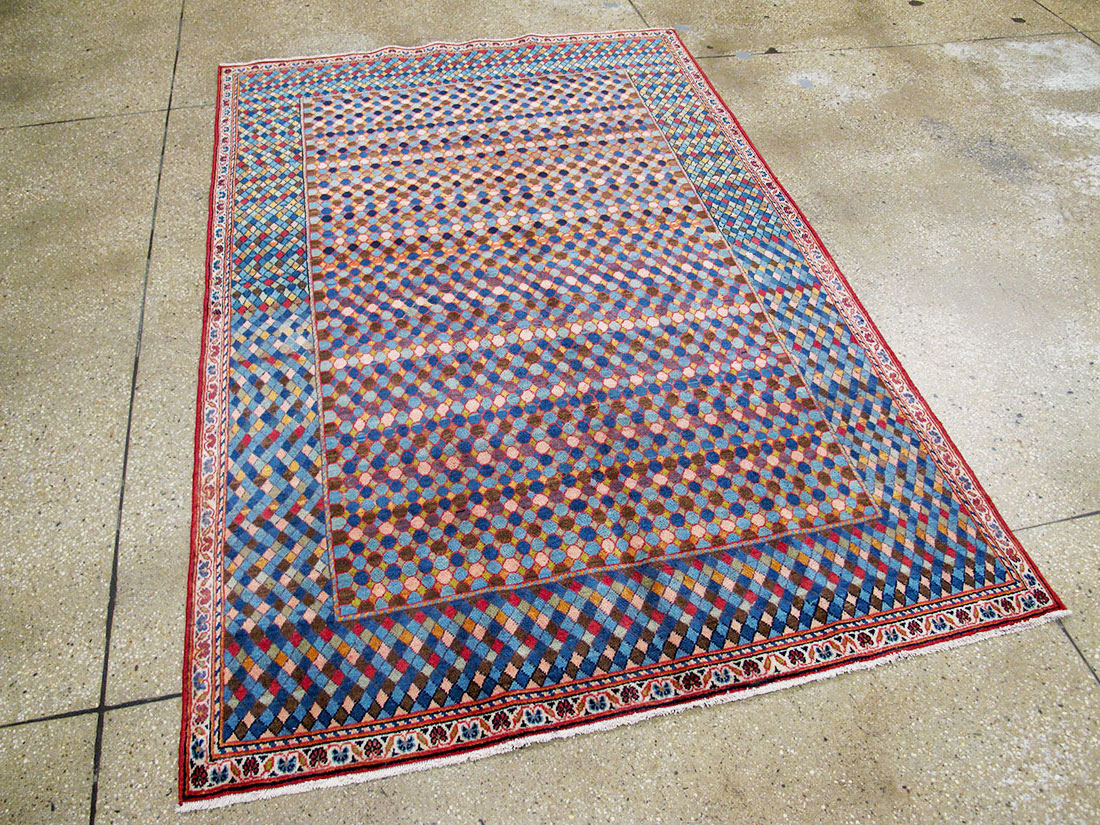 Vintage Persian Kashan Rug, No.25933 - Galerie Shabab