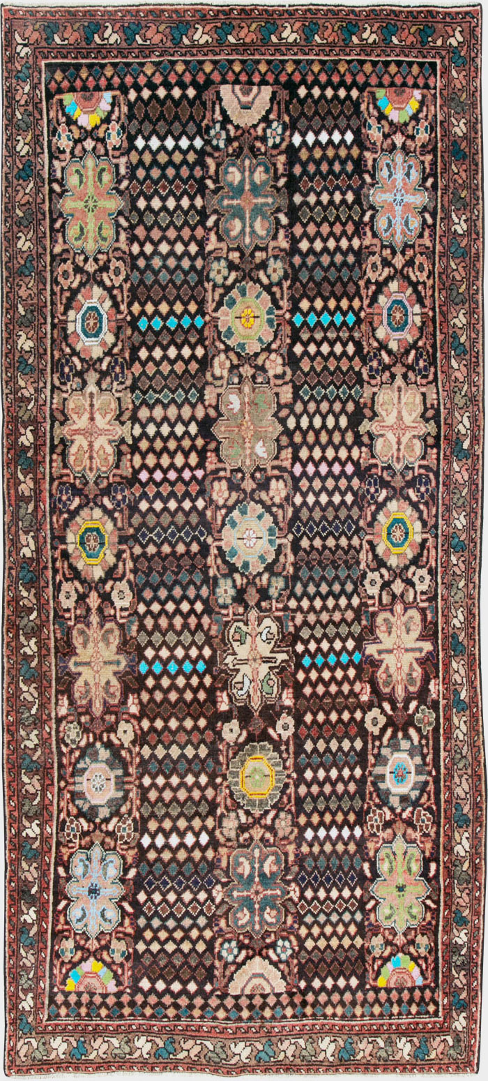 Vintage Persian Malayer Gallery Carpet, No.25934 - Galerie Shabab
