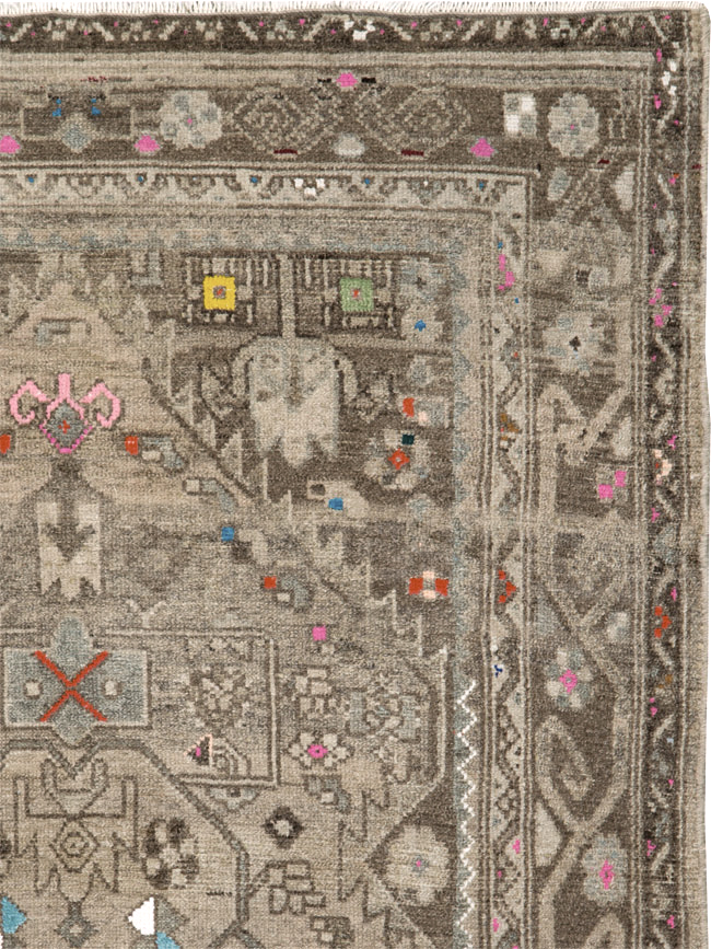 Vintage Persian Hamadan Rug, No.25935 - Galerie Shabab