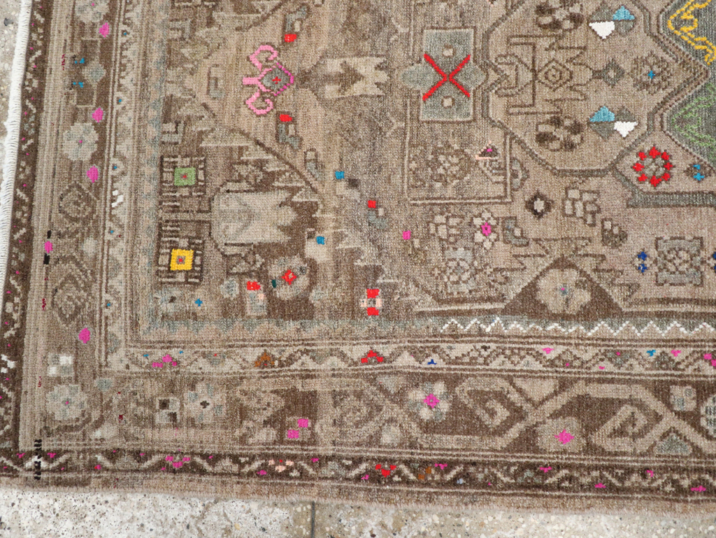 Vintage Persian Hamadan Rug, No.25935 - Galerie Shabab