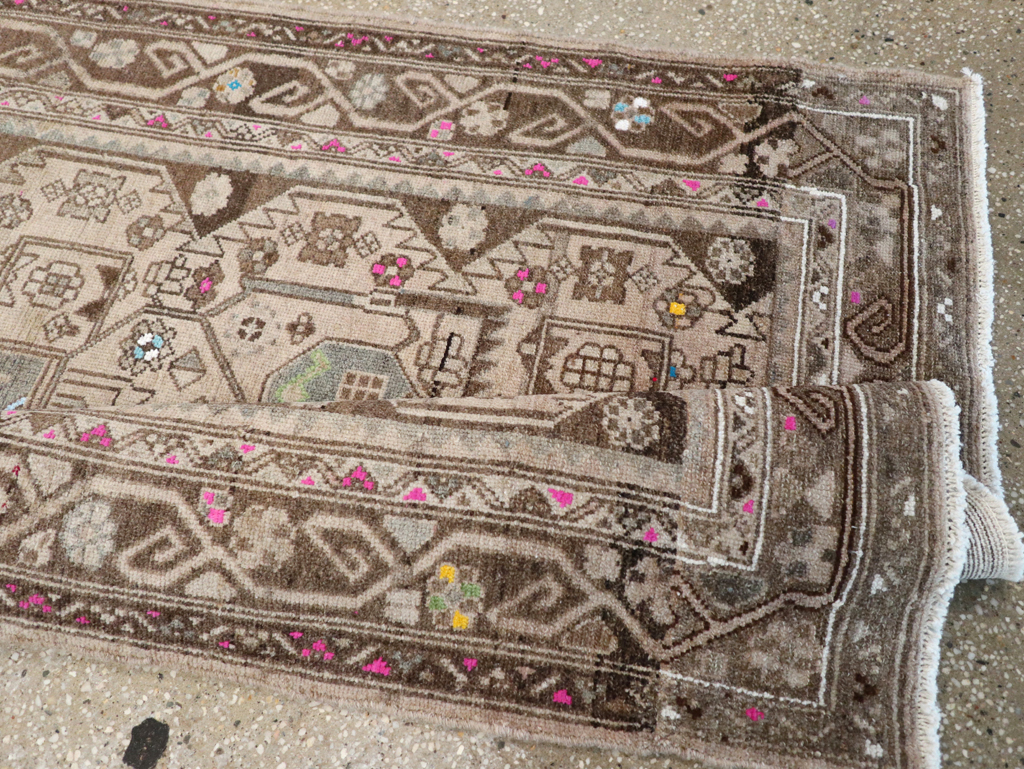 Vintage Persian Hamadan Rug, No.25935 - Galerie Shabab