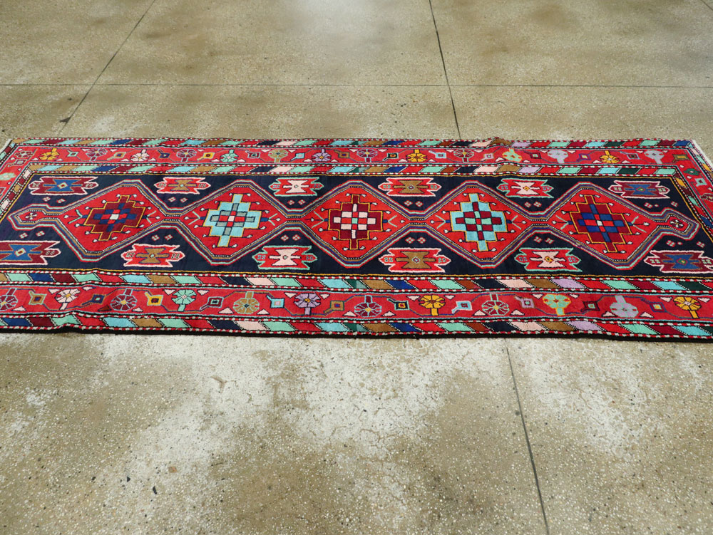 Vintage Persian Hamadan Rug, No.25936 - Galerie Shabab