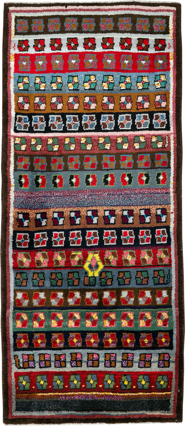Vintage Persian Mahal Rug, No.25941 - Galerie Shabab