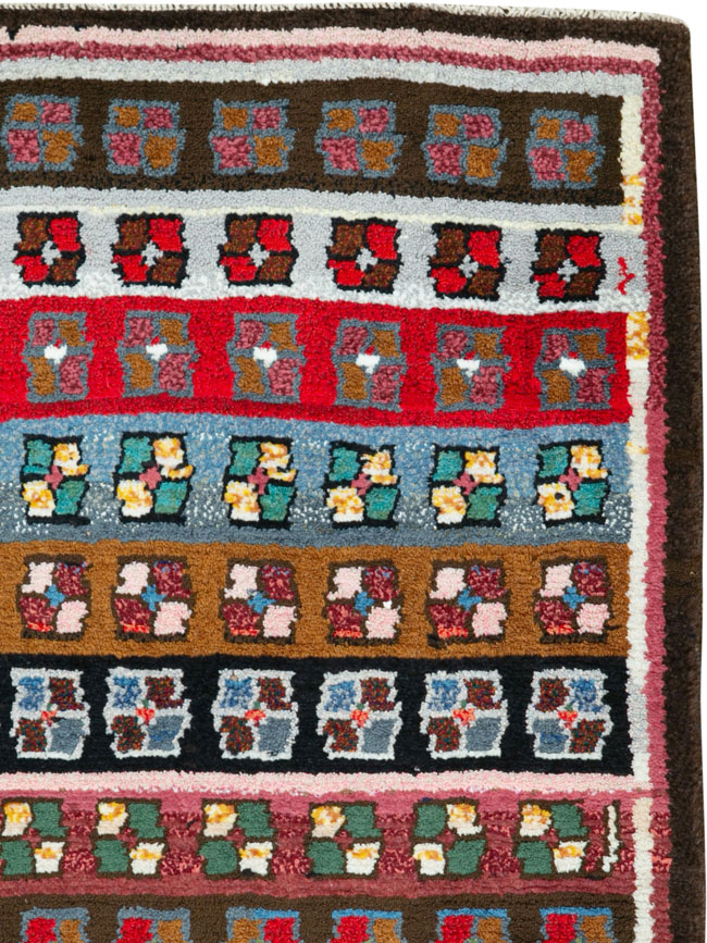 Vintage Persian Mahal Rug, No.25941 - Galerie Shabab