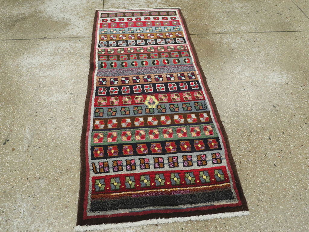 Vintage Persian Mahal Rug, No.25941 - Galerie Shabab