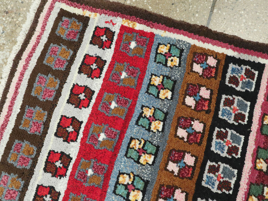 Vintage Persian Mahal Rug, No.25941 - Galerie Shabab