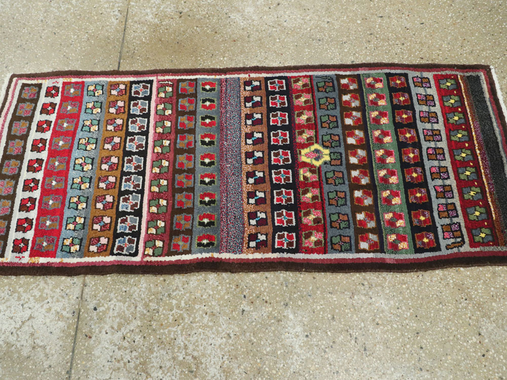 Vintage Persian Mahal Rug, No.25941 - Galerie Shabab