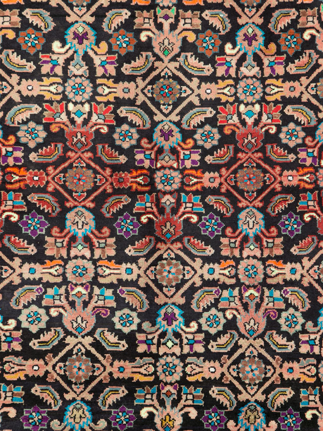 Vintage Persian Mahal Gallery Carpet, No.25943 - Galerie Shabab