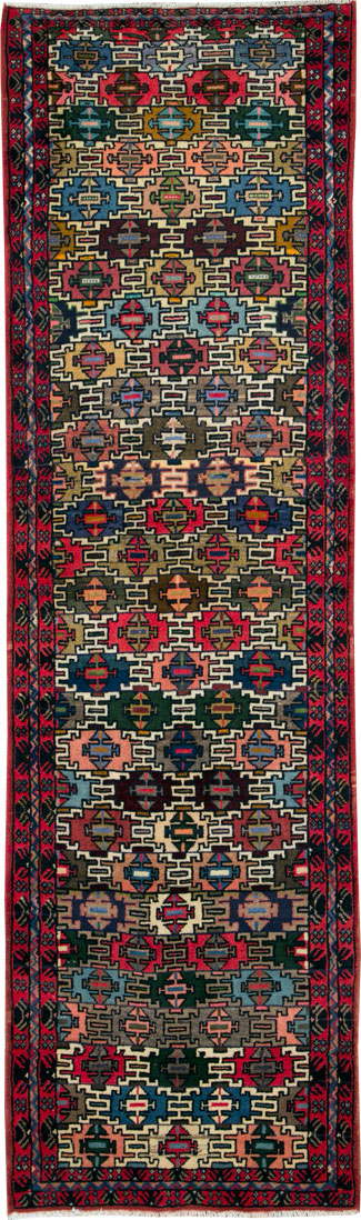 Vintage Persian Hamadan Runner, No.25945 - Galerie Shabab