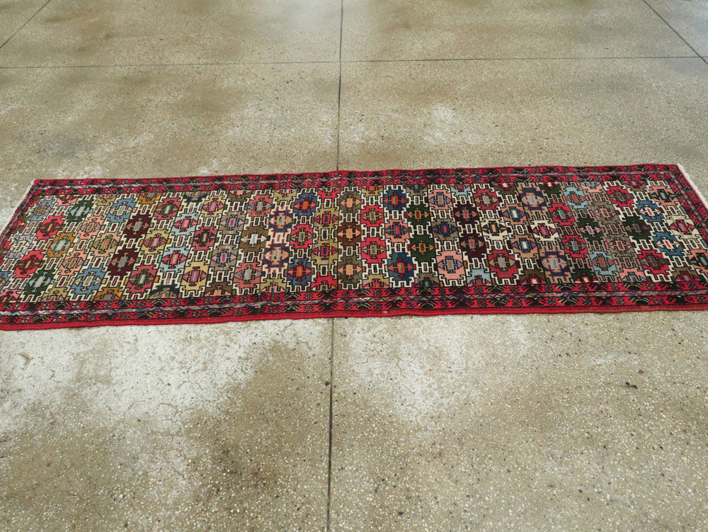 Vintage Persian Hamadan Runner, No.25945 - Galerie Shabab