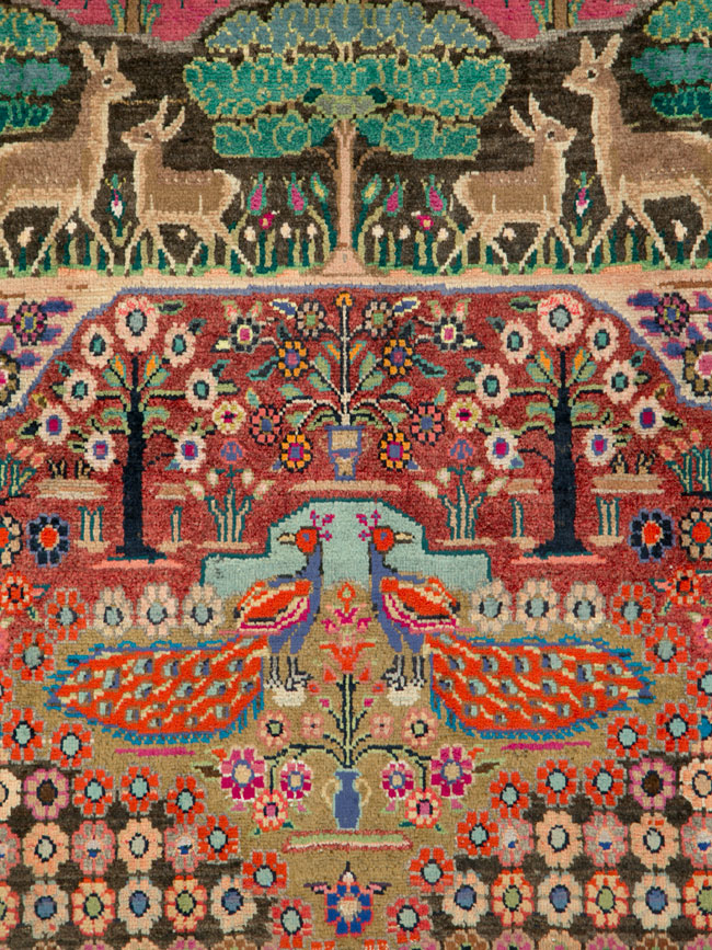 Vintage Persian Hamadan Rug, No.25948 - Galerie Shabab