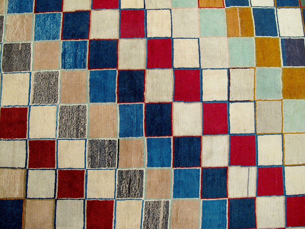 Vintage Persian Gabbeh Deco Rug, No.25950 - Galerie Shabab