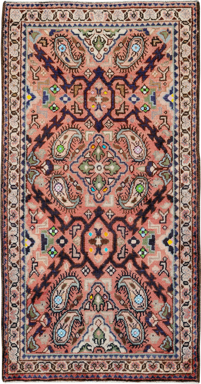Vintage Persian Hamadan Rug, No.25953 - Galerie Shabab