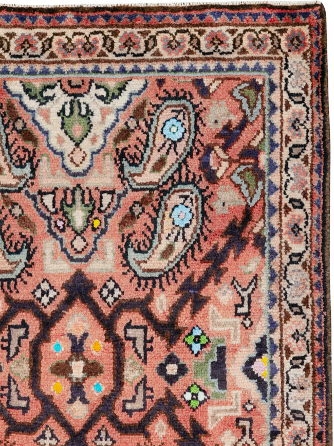 Vintage Persian Hamadan Rug, No.25953 - Galerie Shabab