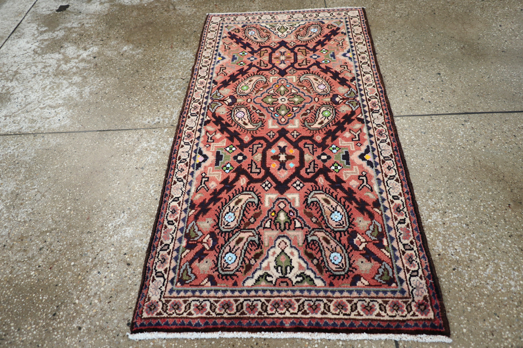 Vintage Persian Hamadan Rug, No.25953 - Galerie Shabab