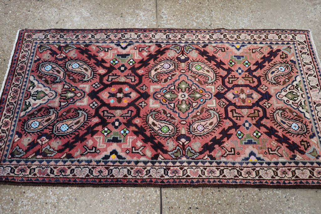 Vintage Persian Hamadan Rug, No.25953 - Galerie Shabab