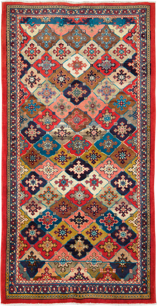 Vintage Persian Mahal Rug, No.25954 - Galerie Shabab
