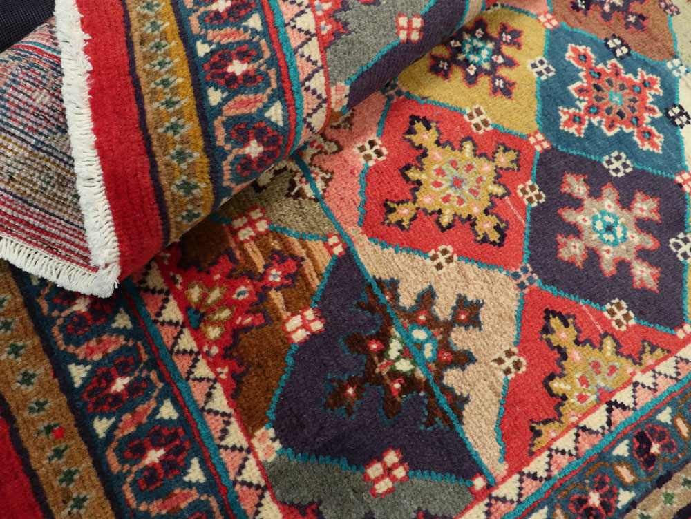 Vintage Persian Mahal Rug, No.25954 - Galerie Shabab