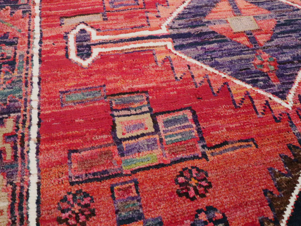 Vintage Persian Kurd Throw Rug, No.25956 - Galerie Shabab
