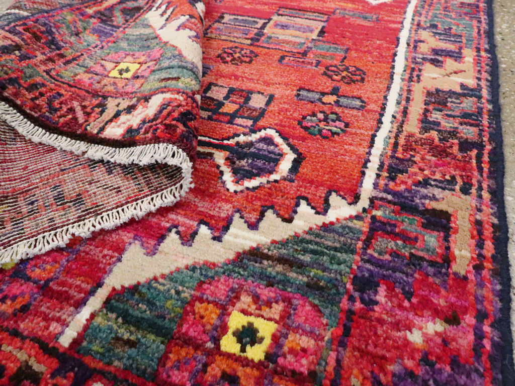 Vintage Persian Kurd Throw Rug, No.25956 - Galerie Shabab