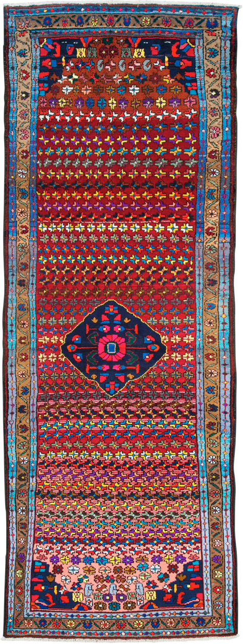 Vintage Persian Hamadan Runner, No.25959 - Galerie Shabab