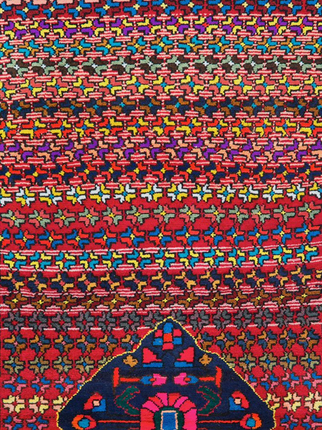 Vintage Persian Hamadan Runner, No.25959 - Galerie Shabab