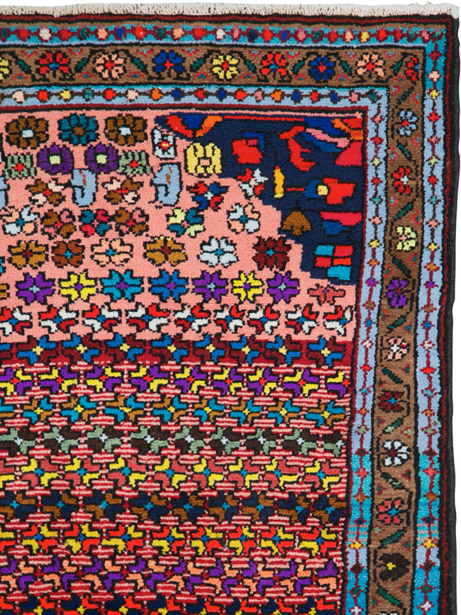 Vintage Persian Hamadan Runner, No.25959 - Galerie Shabab