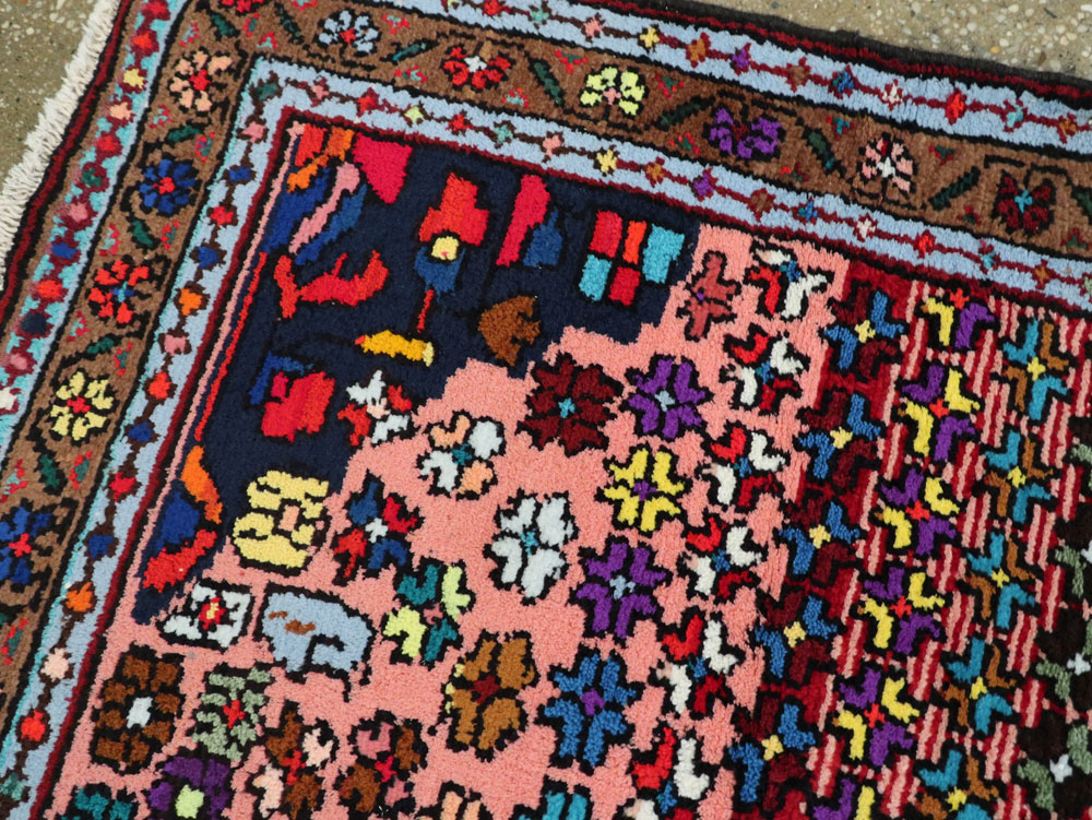 Vintage Persian Hamadan Runner, No.25959 - Galerie Shabab