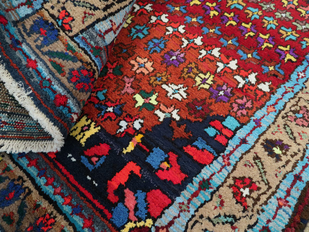 Vintage Persian Hamadan Runner, No.25959 - Galerie Shabab