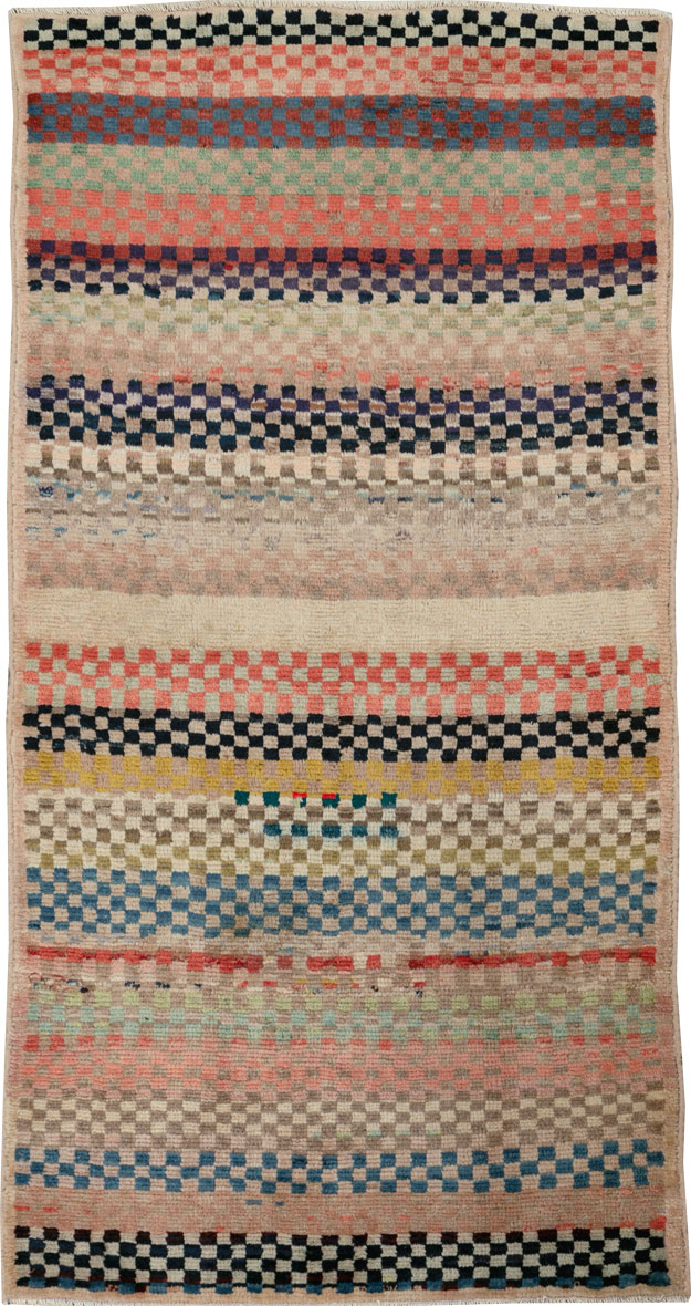 Vintage Persian Mahal Rug, No.25961 - Galerie Shabab