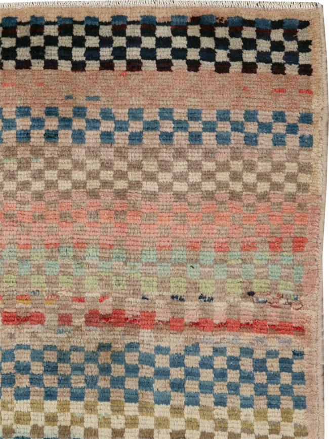 Vintage Persian Mahal Rug, No.25961 - Galerie Shabab