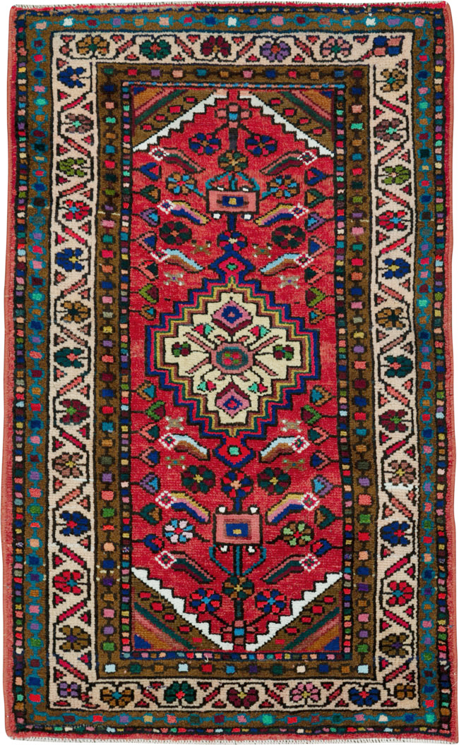Vintage Persian Hamadan Rug, No.25962 - Galerie Shabab