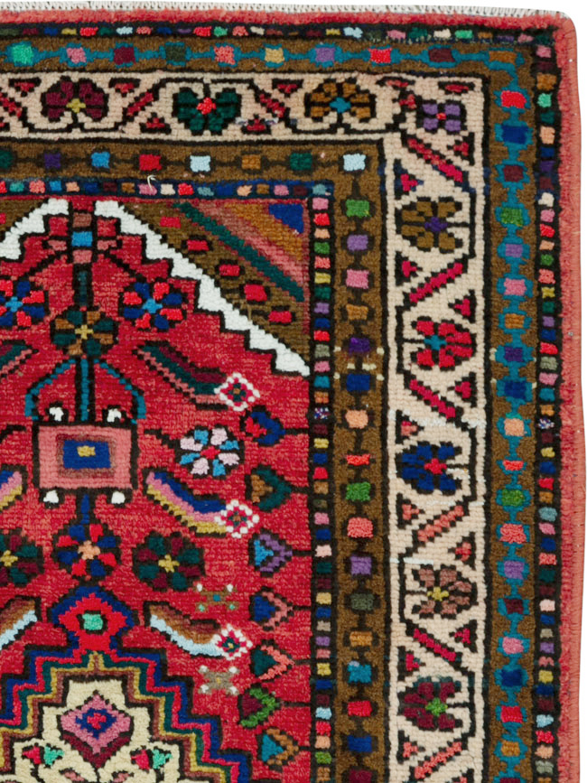 Vintage Persian Hamadan Rug, No.25962 - Galerie Shabab