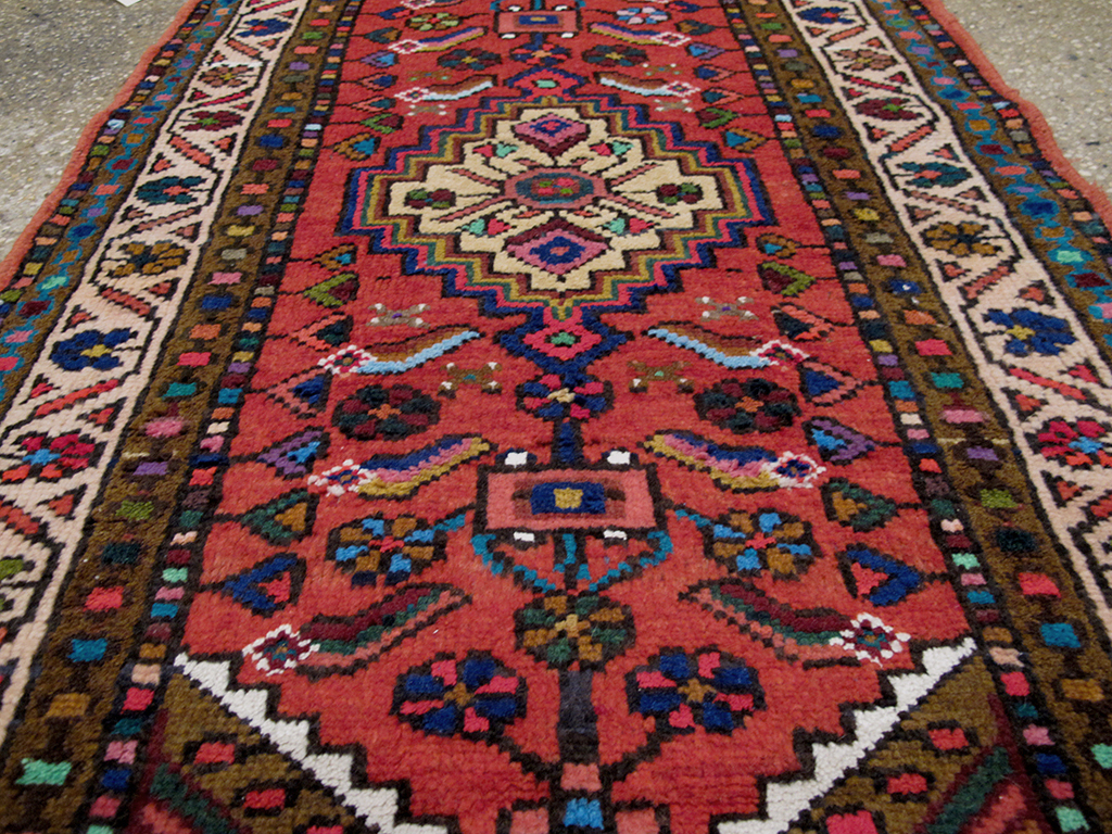 Vintage Persian Hamadan Rug, No.25962 - Galerie Shabab