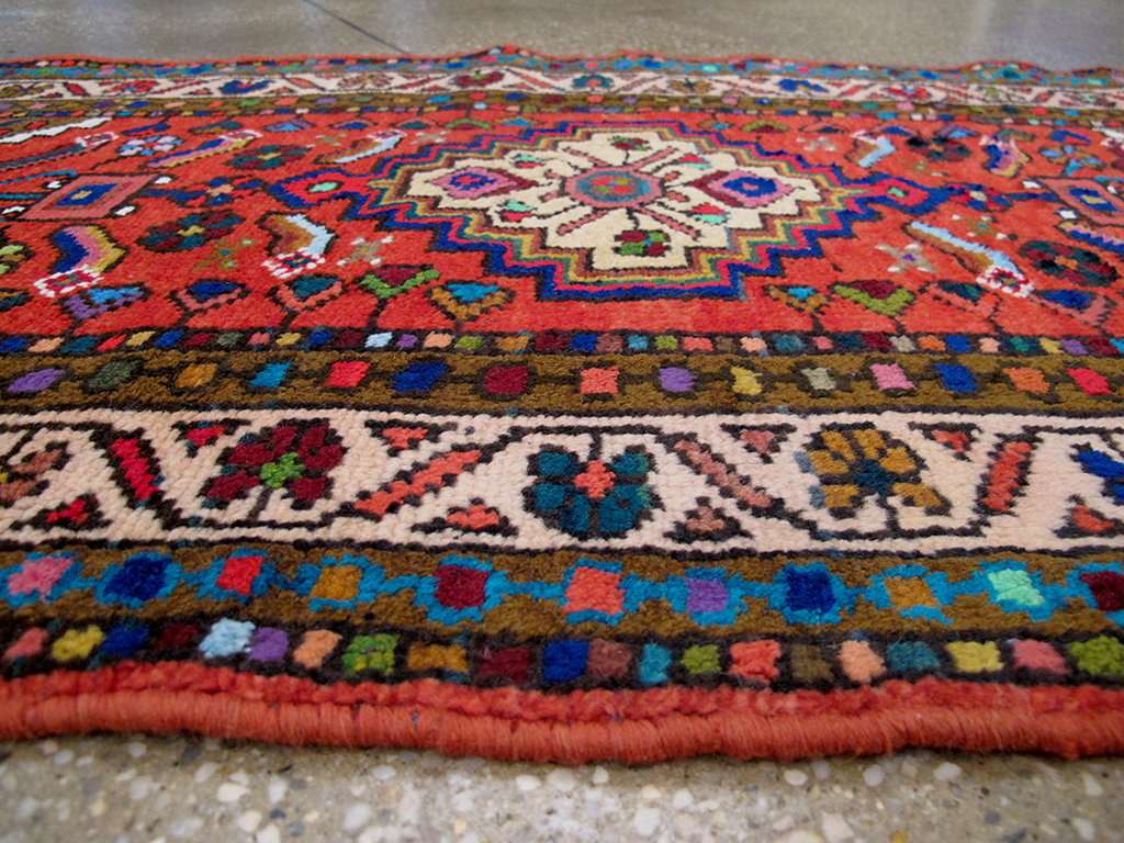 Vintage Persian Hamadan Rug, No.25962 - Galerie Shabab