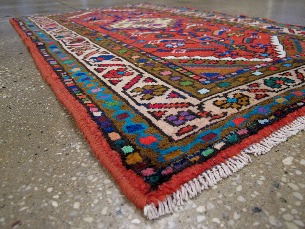 Vintage Persian Hamadan Rug, No.25962 - Galerie Shabab