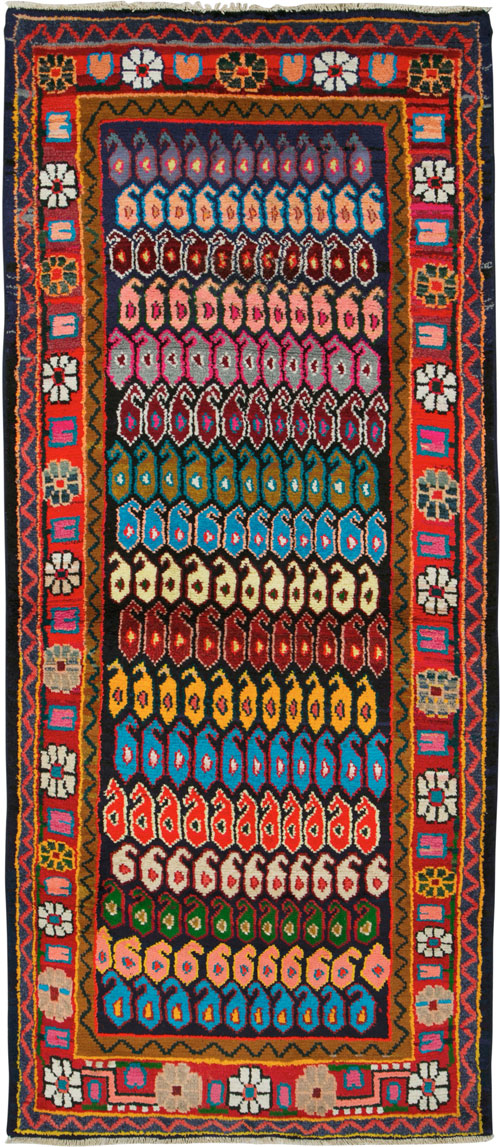 Vintage Persian Hamadan Rug, No.25963 - Galerie Shabab
