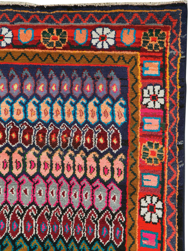 Vintage Persian Hamadan Rug, No.25963 - Galerie Shabab