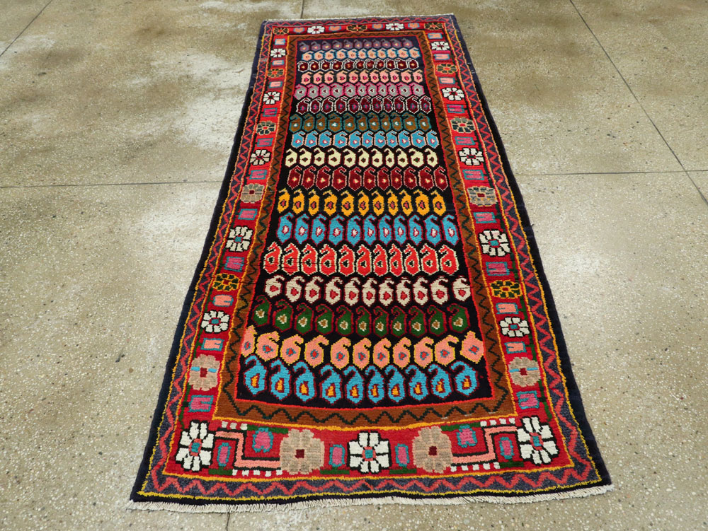 Vintage Persian Hamadan Rug, No.25963 - Galerie Shabab