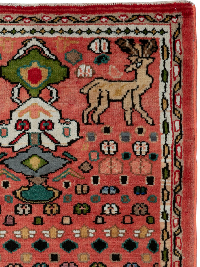 Vintage Persian Mahal Rug, No.25964 - Galerie Shabab