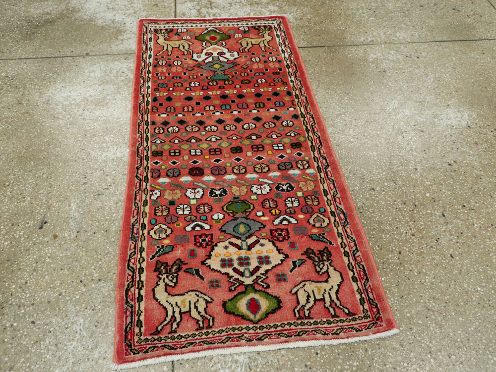 Vintage Persian Mahal Rug, No.25964 - Galerie Shabab