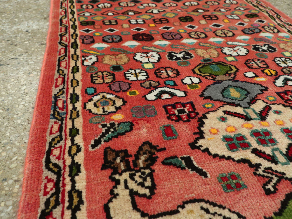 Vintage Persian Mahal Rug, No.25964 - Galerie Shabab