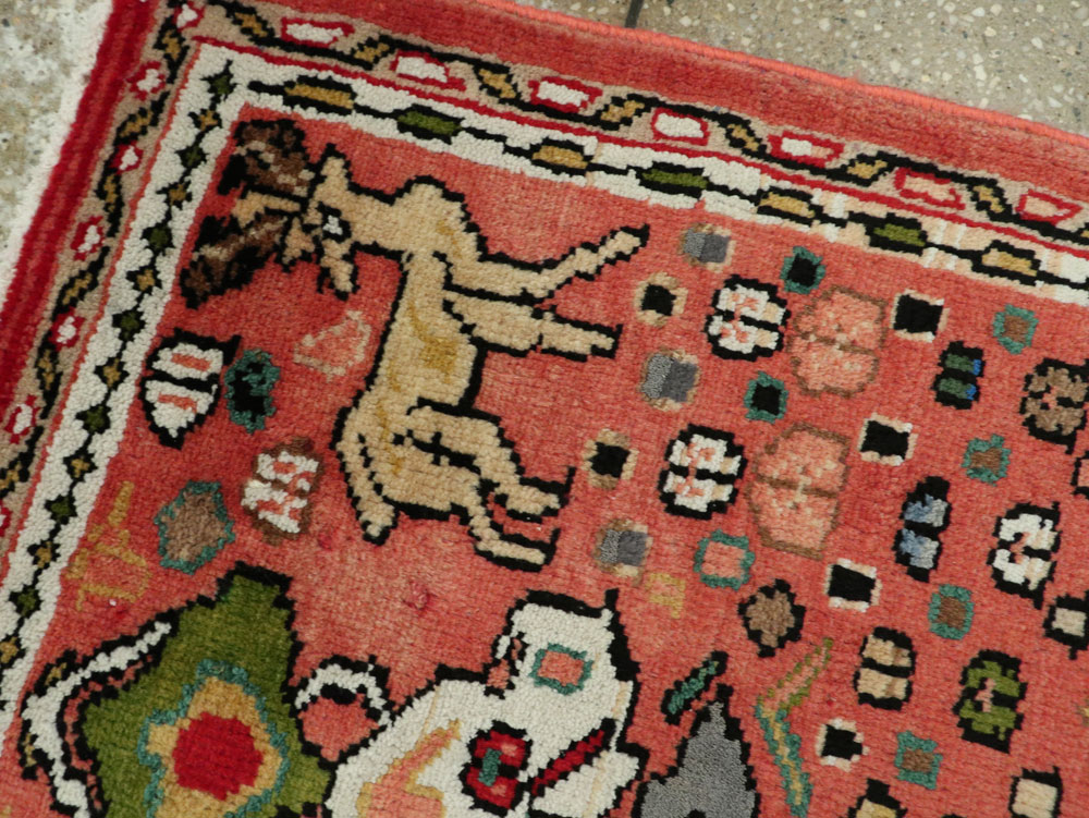 Vintage Persian Mahal Rug, No.25964 - Galerie Shabab