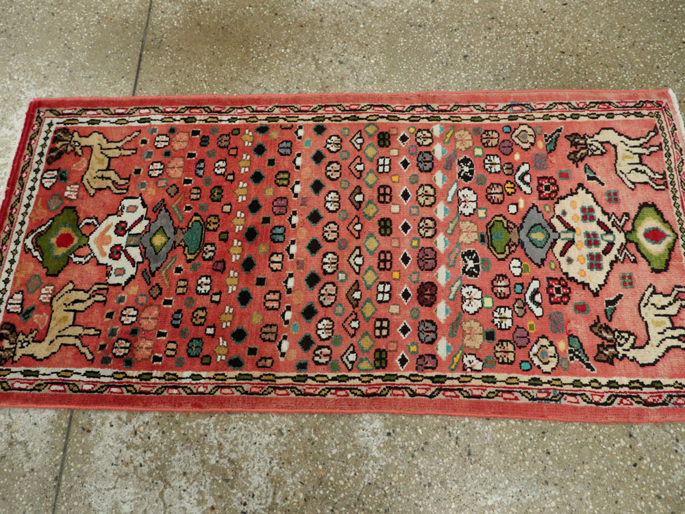 Vintage Persian Mahal Rug, No.25964 - Galerie Shabab