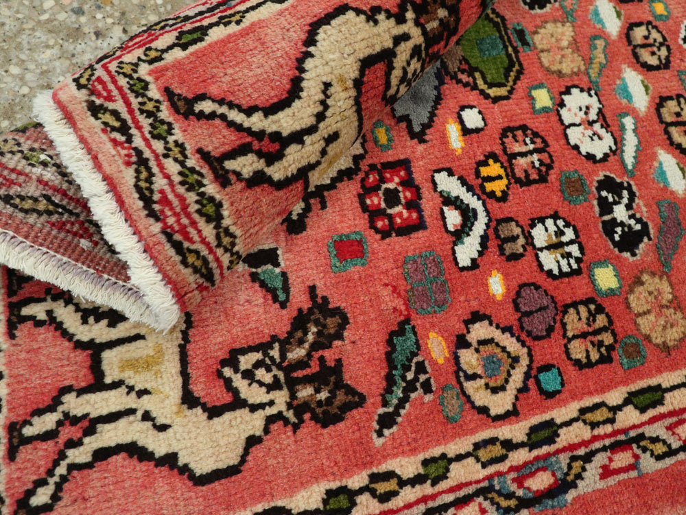 Vintage Persian Mahal Rug, No.25964 - Galerie Shabab