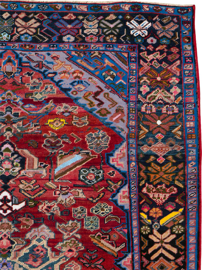 Vintage Persian Bakhtiari Rug, No.25968 - Galerie Shabab